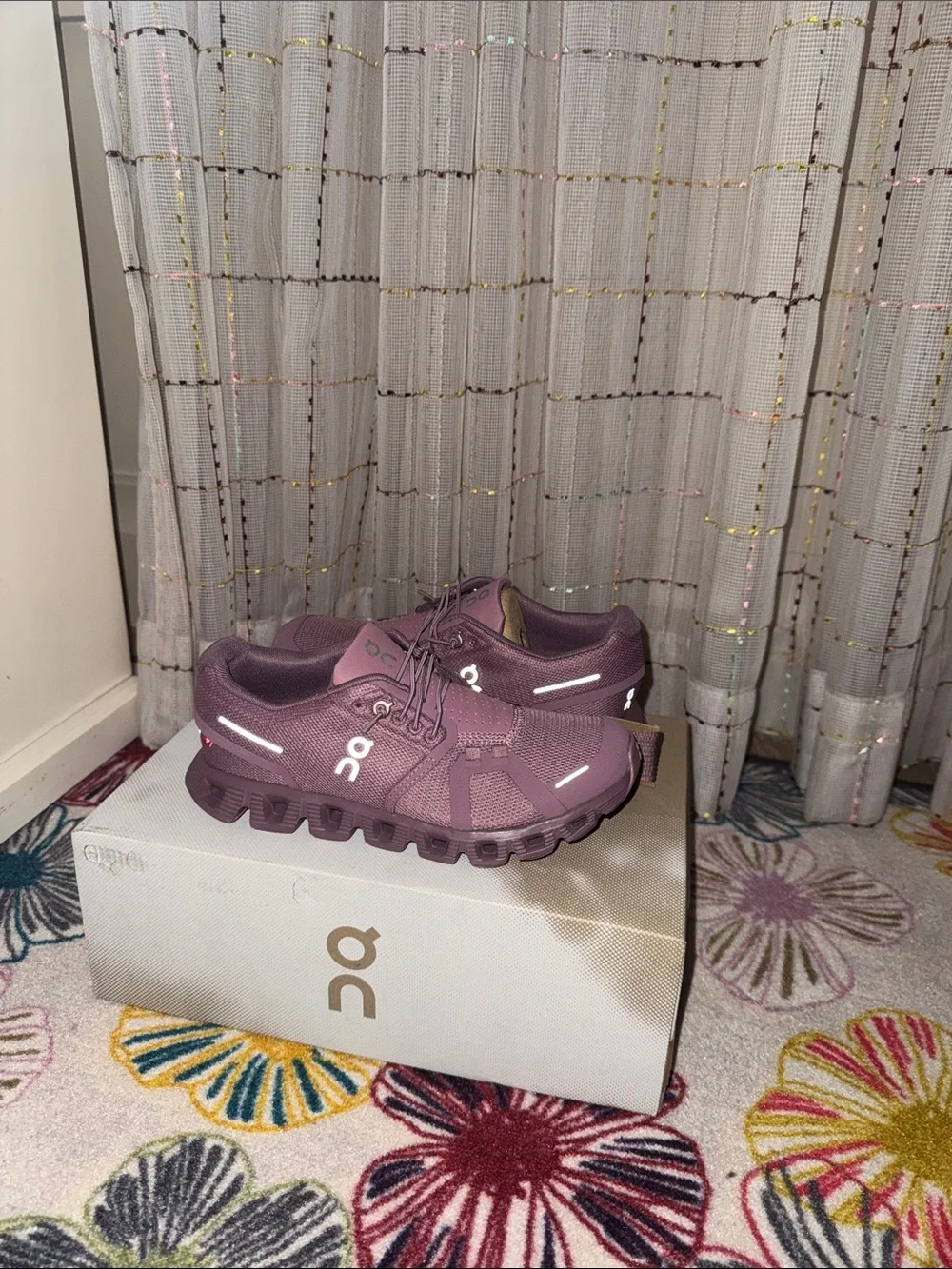 On Running Sneakers in Plum